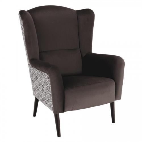 Design fotel, Velvet anyag barna/minta Terra, BELEK